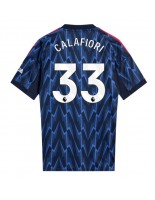 Arsenal Riccardo Calafiori #33 Vieraspaita 2025-26 Lyhythihainen